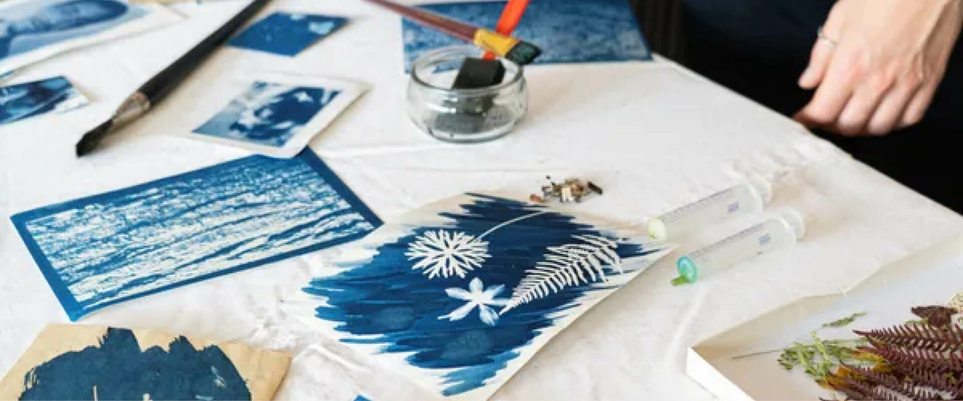 Atelier cyanotype – enfants