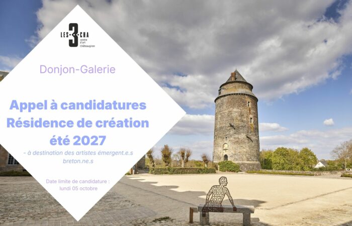 Appel à candidatures à destination des artistes émergent.e.s breton.nne.s